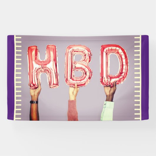 Kantoor Birthday Spandoek (Horizontaal)