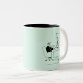 Kantoor Blaam Tweekleurige Koffiemok (Voorkant rechts)