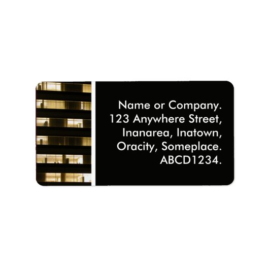 Kantoor blok etiket (Voorkant)