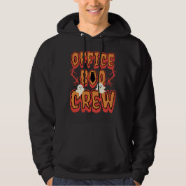 Kantoor Boo Crew Grappig Halloween Spooky Seizoen Hoodie