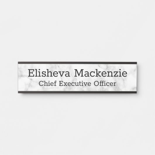 Kantoor Bord Deurbordje (Voorkant)