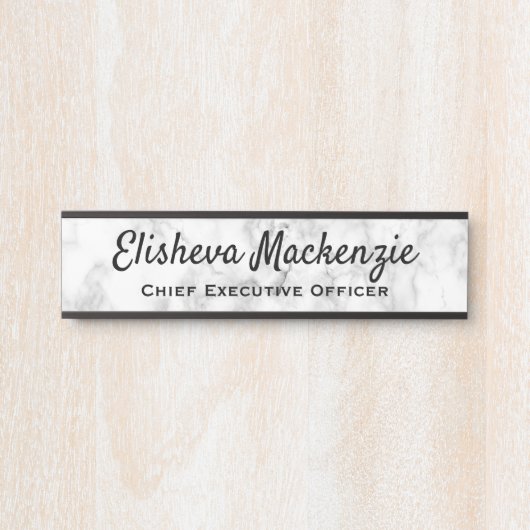 Kantoor Bord Deurbordje (Voorkant)