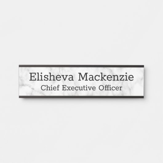 Kantoor Bord Deurbordje (Voorkant)