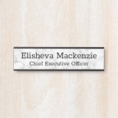 Kantoor Bord Deurbordje (Voorkant)