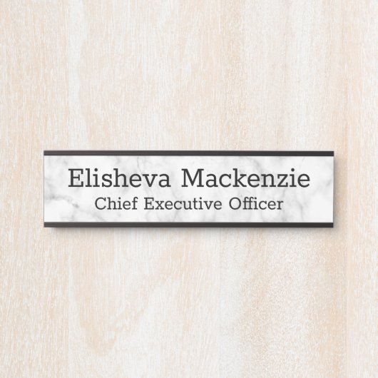 Kantoor Bord Deurbordje (Voorkant)