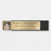 Kantoor Bord handtekening - Gold Photo Afbeelding Deurbordje (Voorkant)