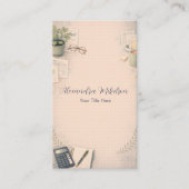 Kantoor branding belastingaccountant visitekaartje (Voorkant)