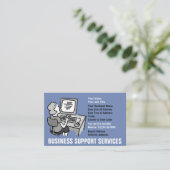 Kantoor & Business Support-services Visitekaartje (Staand voorkant)