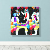 Kantoor Canvas Afdruk (Insitu (Houten vloer))