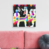 Kantoor Canvas Afdruk (Insitu (Woonkamer))