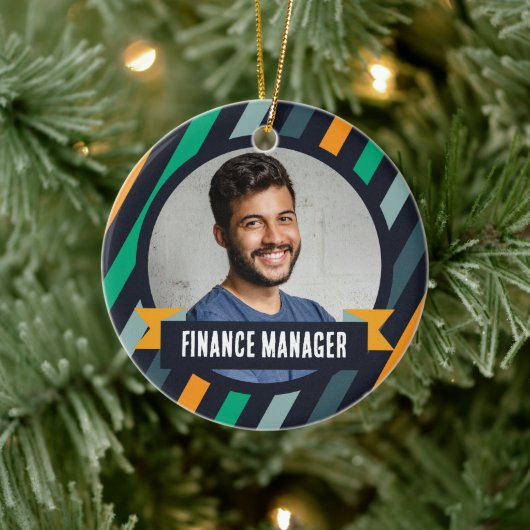 Kantoor Christmas Tree - Financieel Manager Keramisch Ornament (Boom)