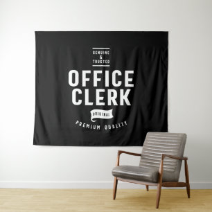 Kantoor Clerk Job Title Cadeau Wandkleed