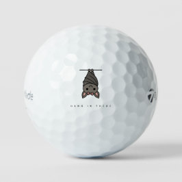 Kantoor-collegacadeau 'Hou vol' Cute Vleermuis Leu Golfballen