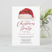 Kantoor Corporate Feestelijke Kerstfeest Kaart (Staand voorkant)