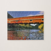 Kantoor Covered Bridge, de langste in Oregon op 2 Legpuzzel (Horizontaal)