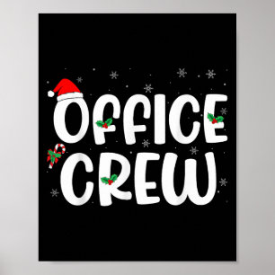 Kantoor Crew - Christmas Santa Hat Front Kantoor S Poster