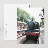Kantoor Crowcombe Heathfield, WS Railway Briefkaart (Voorkant / Achterkant)