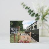 Kantoor Crowcombe Heathfield, WS Railway Briefkaart (Staand voorkant)