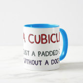 Kantoor Cubicle Joke Mok (Voorkant rechts)