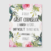 Kantoor Decor Typography Afstuderen Cadeautje (Voorkant)