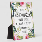 Kantoor Decor Typography Afstuderen Cadeautje Fotoplaat (Zijkant)