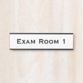 Kantoor Dentist Exam Room Deurbord Deurbordje (Voorkant)