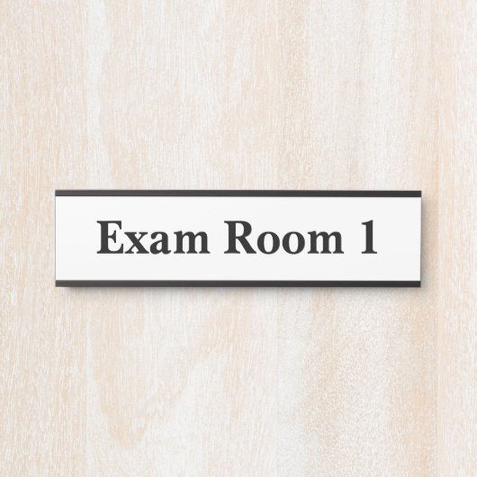 Kantoor Dentist Exam Room Deurbord Deurbordje (Voorkant)