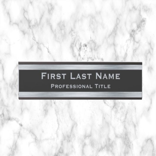 Kantoor deurbordsignalen Zilveren Kleur Modern Deurbordje