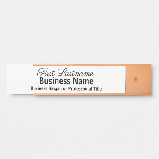 Kantoor deuropensignalen Klassieke, moderne Roos G Deurbordje (Voorkant)