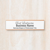 Kantoor deuropensignalen Klassieke, moderne Roos G Deurbordje (Voorkant)