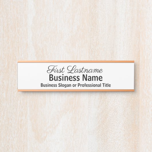 Kantoor deuropensignalen Klassieke, moderne Roos G Deurbordje (Voorkant)