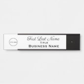 Kantoor Deurtekens Logo Zakelijk teken Deurbordje (Voorkant)