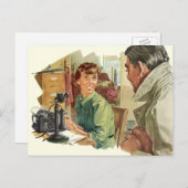  Kantoor, directie en secretaris Briefkaart (Voorkant / Achterkant)