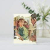  Kantoor, directie en secretaris Briefkaart (Staand voorkant)