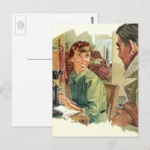  Kantoor, directie en secretaris Briefkaart (Voorkant / Achterkant)