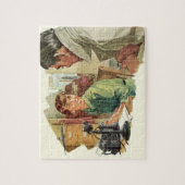  Kantoor, directie en secretaris Legpuzzel (Verticaal)