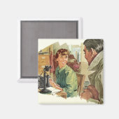  Kantoor, directie en secretaris Magneet (Voorkant / Achterkant)