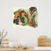 Kantoor, directie en secretaris Poster (Keuken)