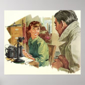  Kantoor, directie en secretaris Poster (Voorkant)