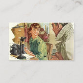 Kantoor, directie en secretaris Visitekaartje (Achterkant)