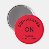 Kantoor Dishwasher Notices Magnet (Voorkant / Achterkant)