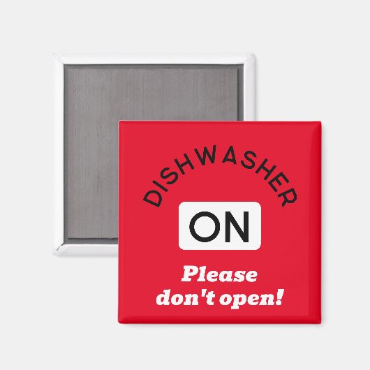 Kantoor Dishwasher Notices Magnet (Voorkant / Achterkant)