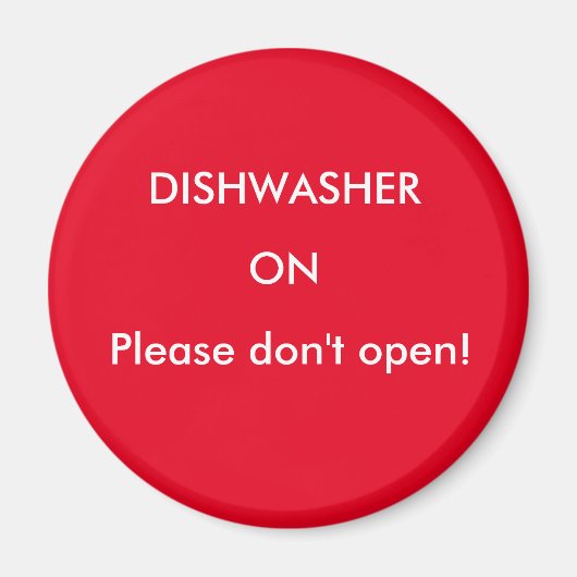 Kantoor Dishwasher Notices Magnet (Voorkant)