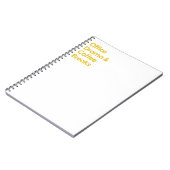 Kantoor Drama en koffiepauzes Notitieboek (Linkerzijde)