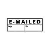 KANTOOR E-MAIL DATUMSTEMPEL RUBBERSTEMPEL (Afrduk)