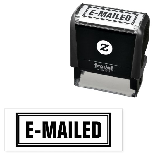 KANTOOR E-MAILED ZELF-INKINGSTEMP  ZELFINKTENDE STEMPEL (In situ)