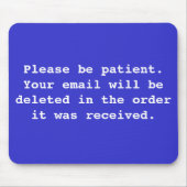 Kantoor Email Mousepad Muismat (Voorkant)