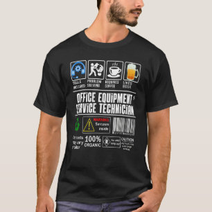 Kantoor Equipment Service Technician Skills Oploss T-shirt