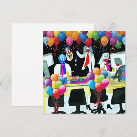 Kantoor Feestdagenkaart (Voorkant / Achterkant)