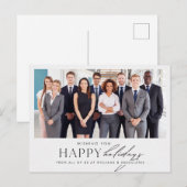 Kantoor Foto Prettige Feestdagen Ansichtkaart (Voorkant / Achterkant)